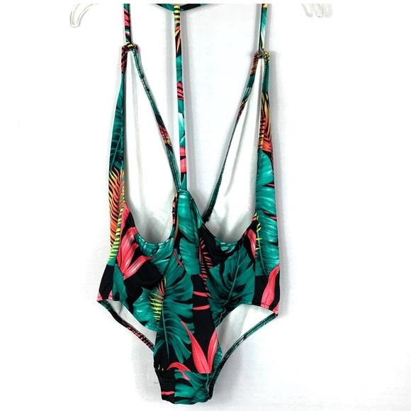 New with out tags Hey U tropical swimsuit - Picture 2 of 3